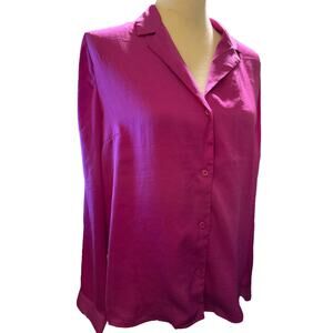 Banana Republic Boxy Shirt, Cranberry, Women's, Size Medium